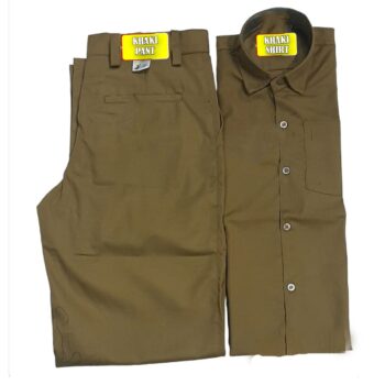 KHAKI UNIFORM . Half sleeve