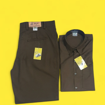 Khaki uniform . Half sleeve