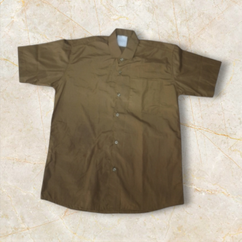 Khaki shirt. half sleeve