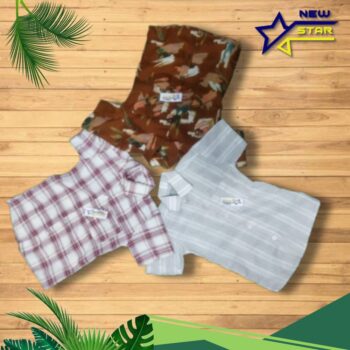 Kid’s Shirt_ 3..Pieces __Size- 30.. Age_07 to 09