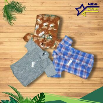Kid’s Shirt_ 3..Pieces __Size- 30.. Age_07 to 09