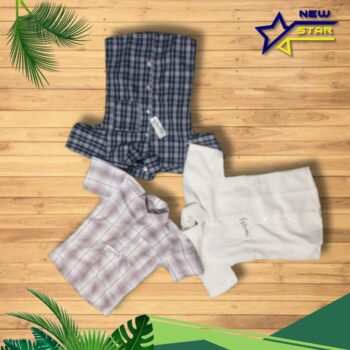 Kid’s Shirt_ 3..Pieces __Size- 30.. Age_07 to 09